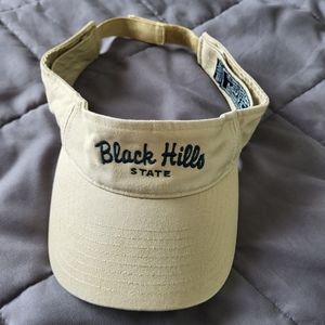 Black Hills State visor hat